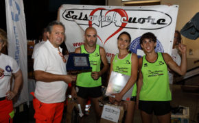 Premiazione partecipanti durante l'evento Heart Race nella città di Salsomaggiore